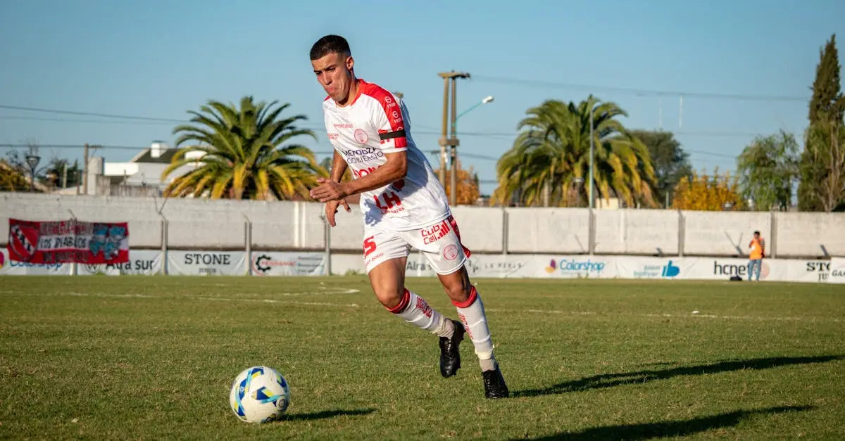 Distância média num jogo de futebol: análise por posição
