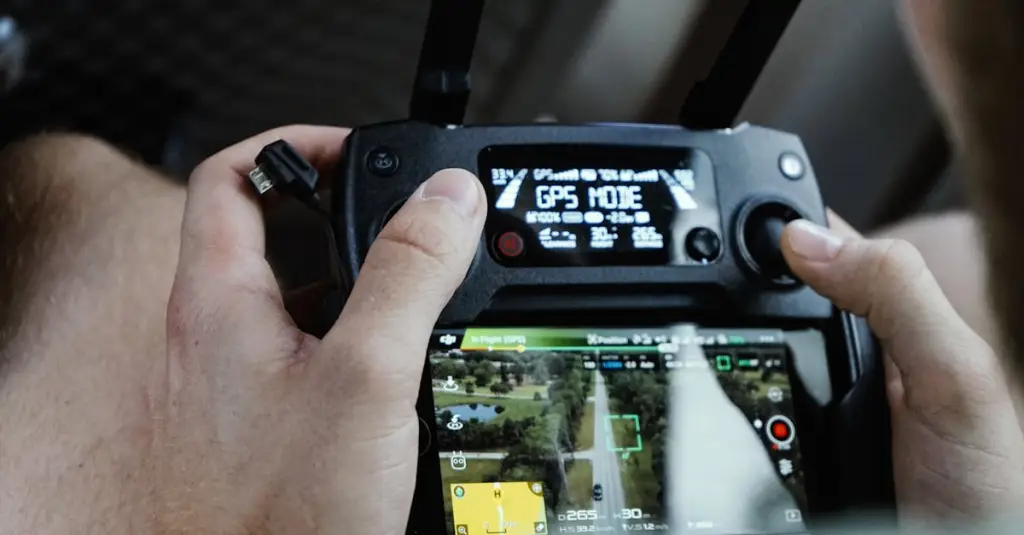 Close-up of a GPS running watch screen showing heart rate, pace, distance and VO2 max data during an outdoor trail run, green forest background slightly blurred, realistic athletic wearable photography, high detail on the watch face