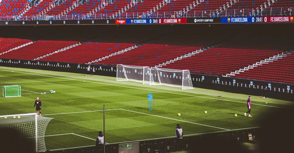 Side-by-side comparison visual of a football defender, midfielder and forward in match action, each in different movement intensities, professional football kit, realistic photography style